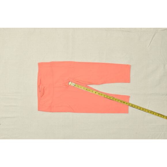 Under Armour Women's Pink Capri Leggings Plus Size XL Fitted Athletic Yoga Pants - Picture 2 of 8